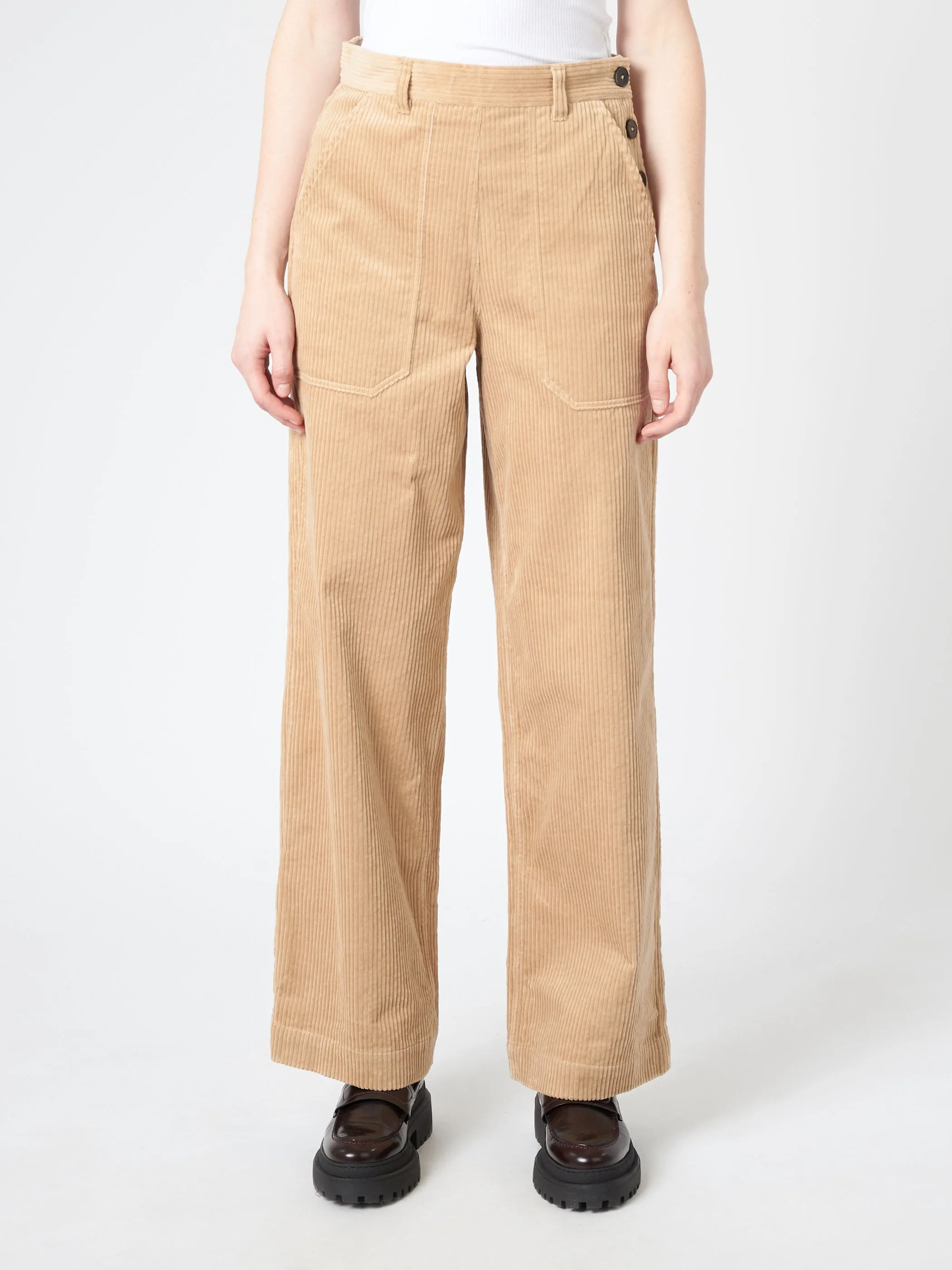 Annie Side Button Trousers