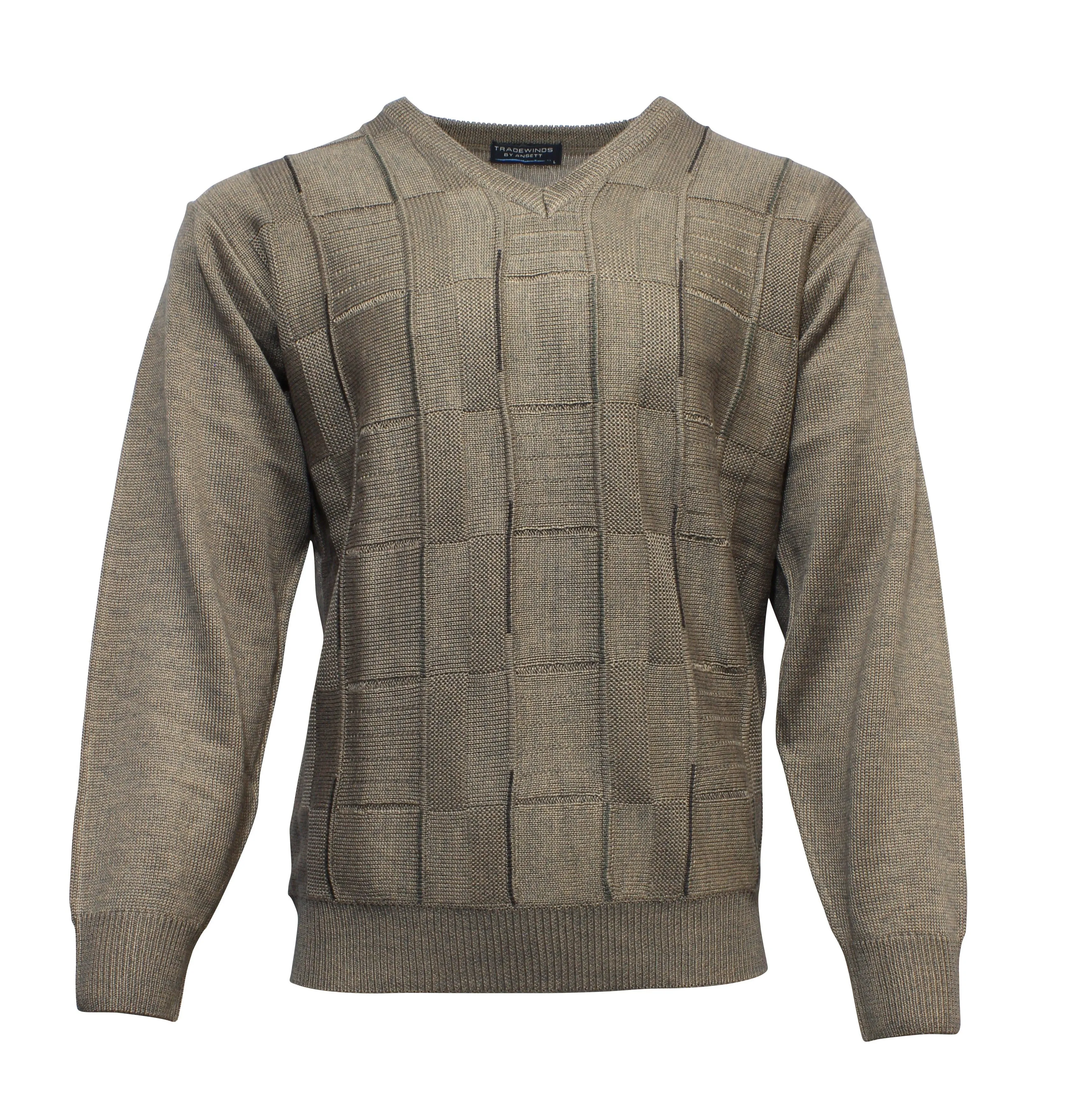 Ansett Tradewinds Wool Blend Vee Knit