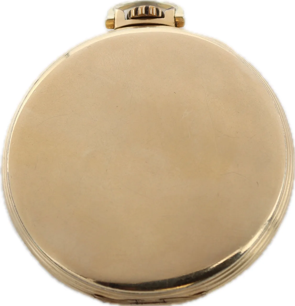 Antique 10 Size Hamilton Mechanical Open Face Pocket Watch Grade 917 14k GF