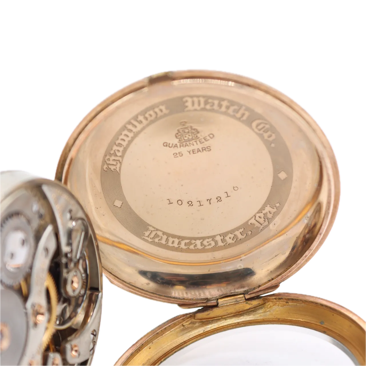 Antique 16s 1911 Hamilton Swing-out 19 Jewel Pocket Watch 952 Gold Filled