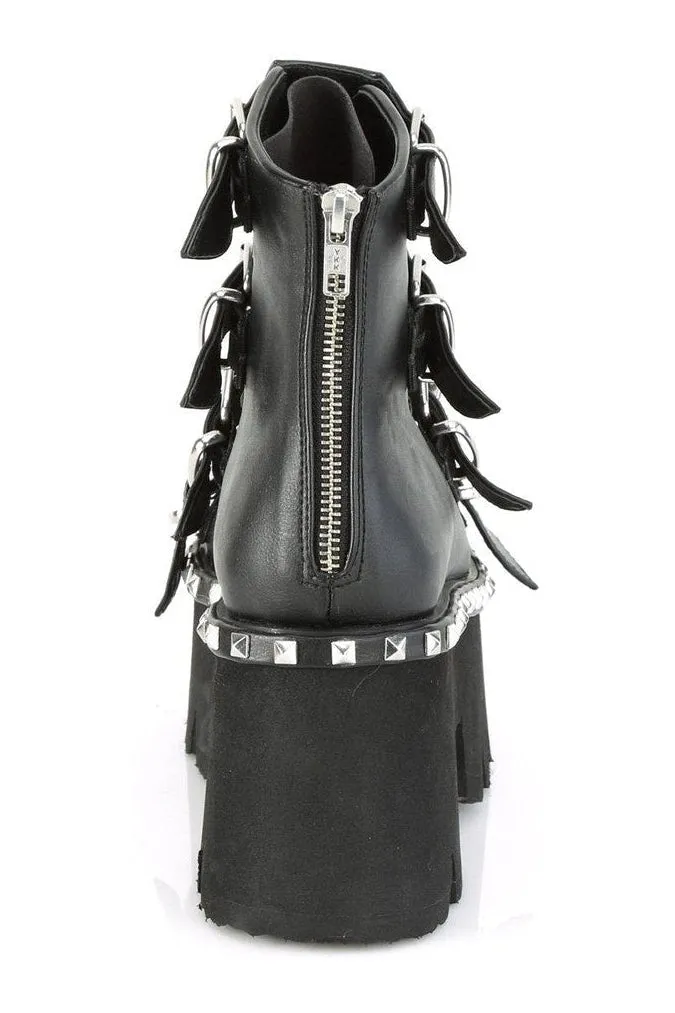 ASHES-70 Ankle Boot | Hologram Faux Leather