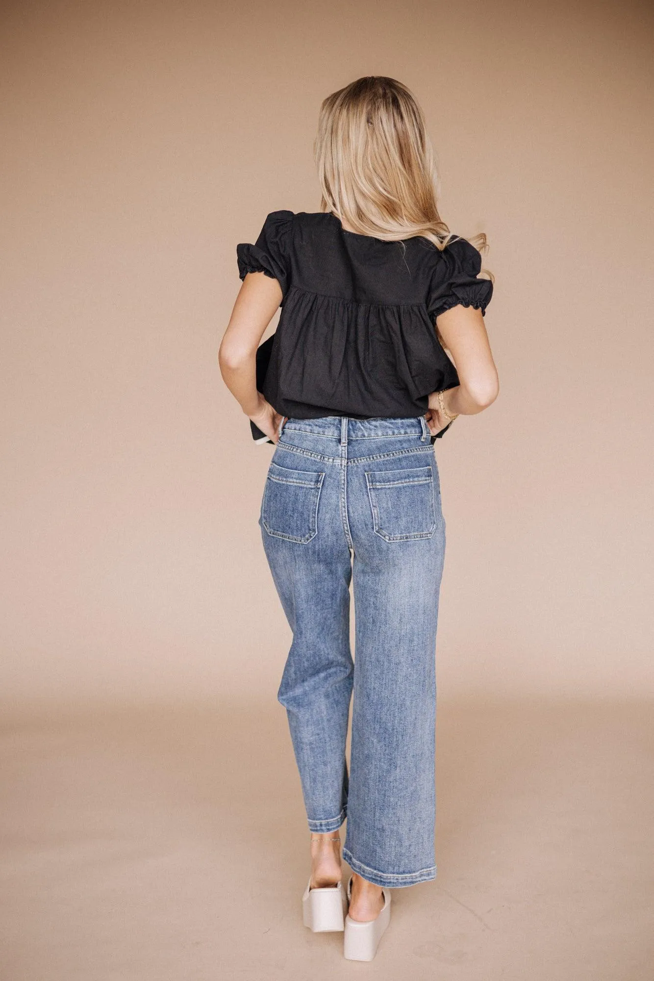 Ashley Cropped Denim Pants