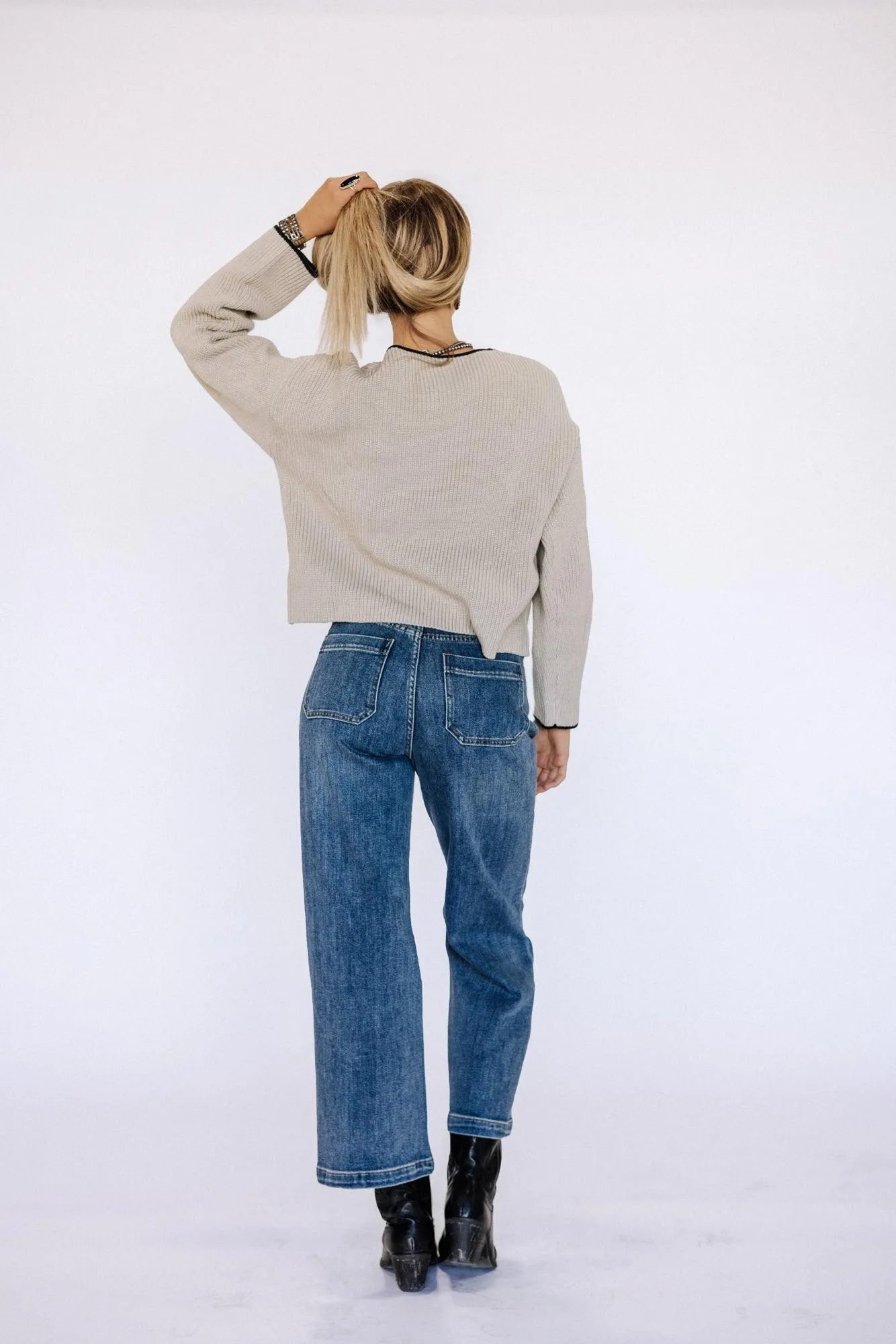 Ashley Cropped Denim Pants