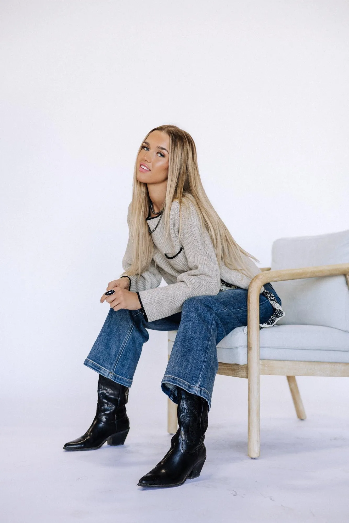 Ashley Cropped Denim Pants