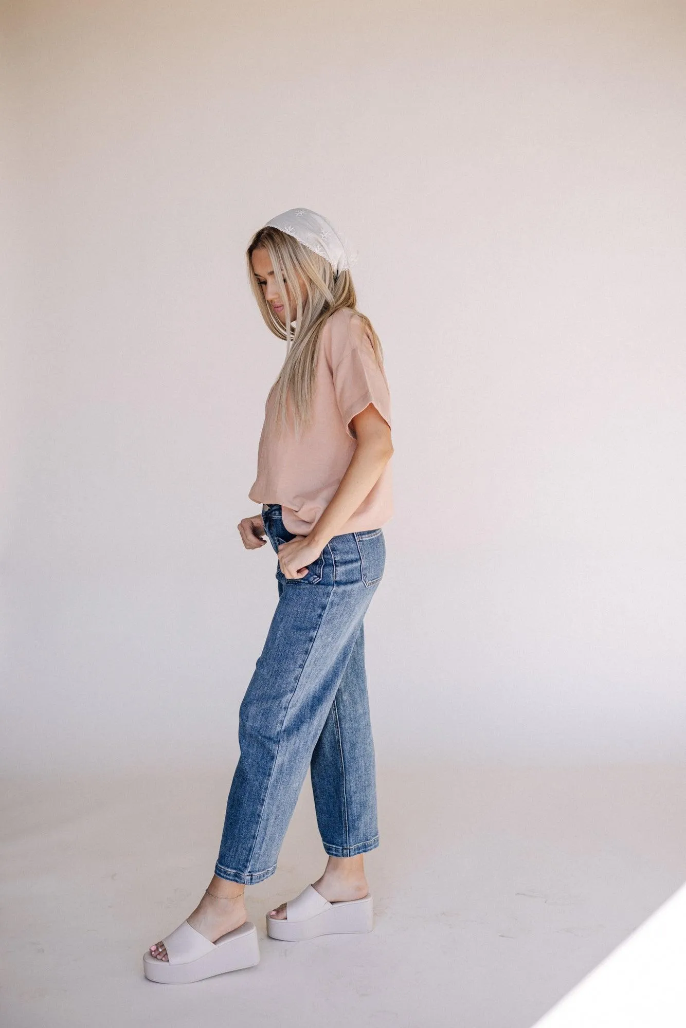 Ashley Cropped Denim Pants