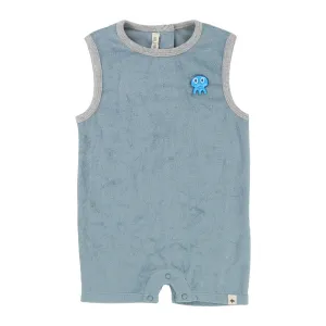 Baby Boys Sleeveless Terry Shortalls