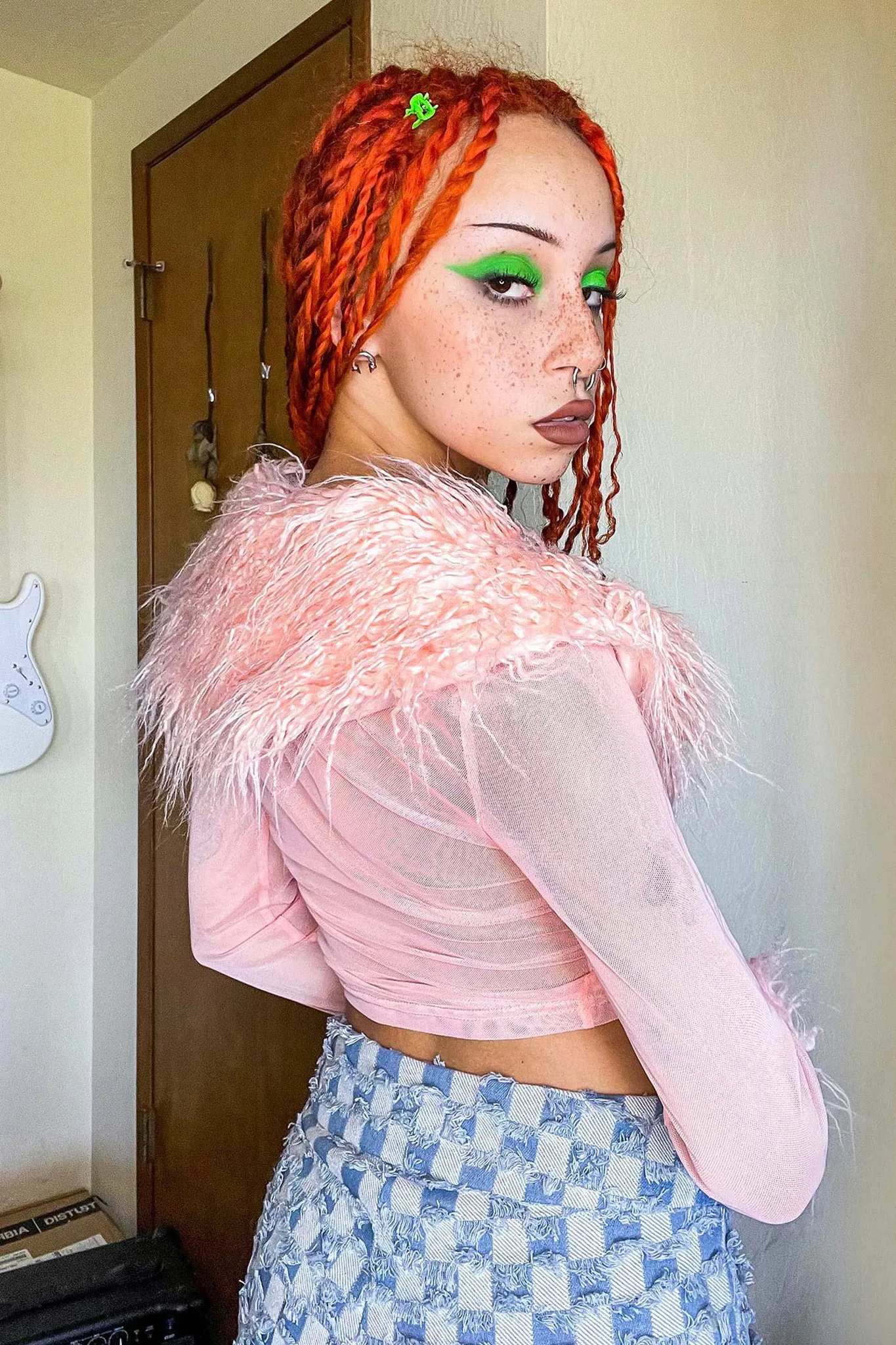 Baby Faux Fur Crop Top