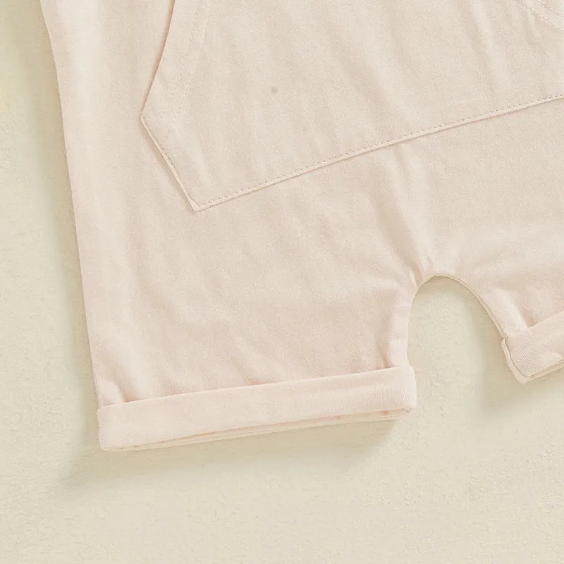 Baby Outfit Boys' Planet Space Romper & Bib Shorts Set