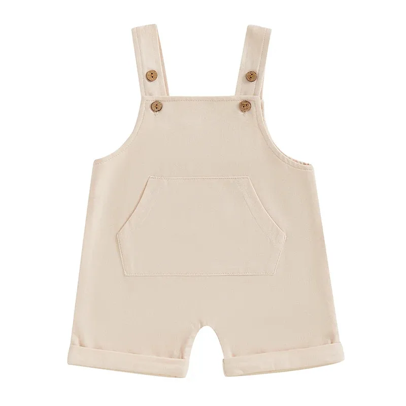 Baby Outfit Boys' Planet Space Romper & Bib Shorts Set