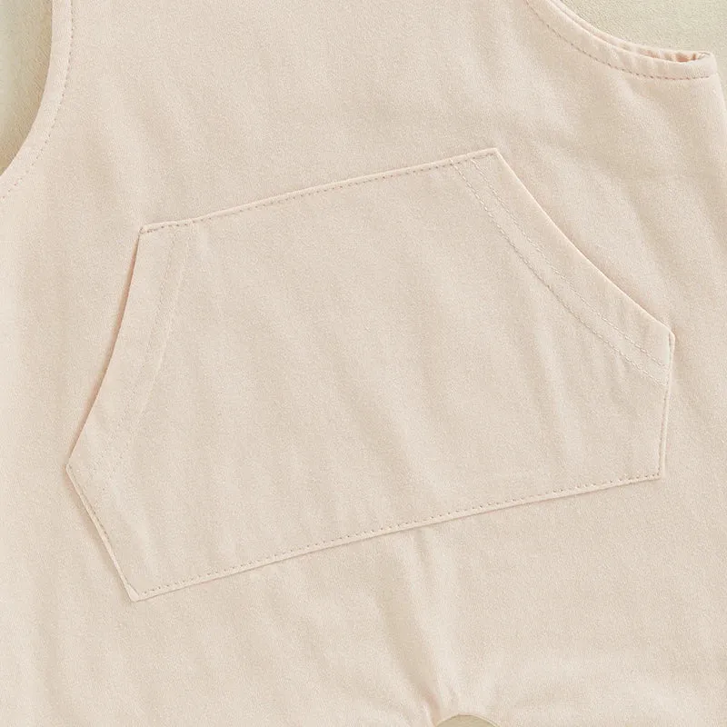 Baby Outfit Boys' Planet Space Romper & Bib Shorts Set