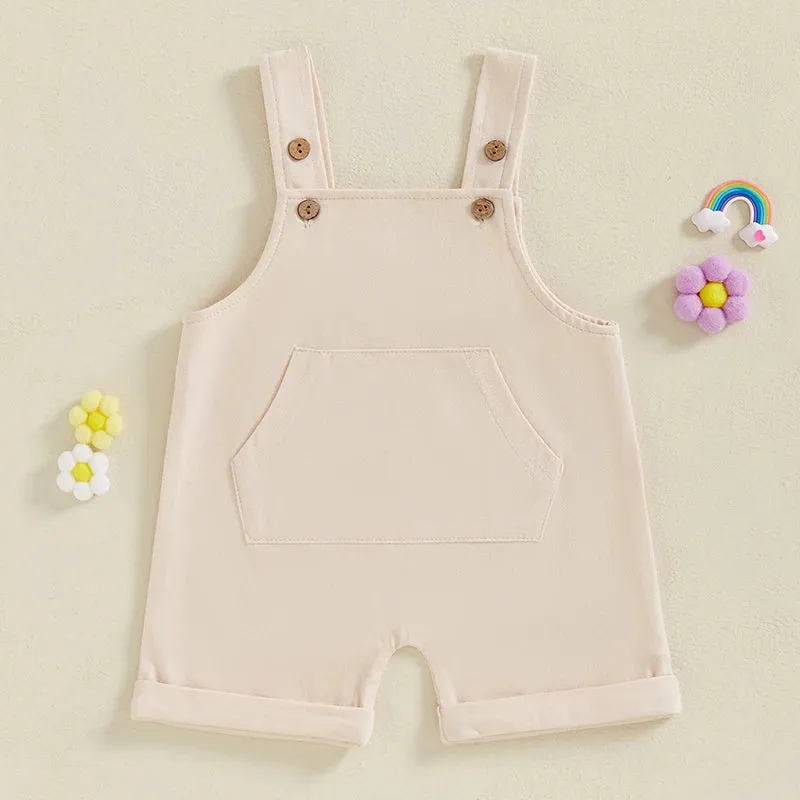 Baby Outfit Boys' Planet Space Romper & Bib Shorts Set