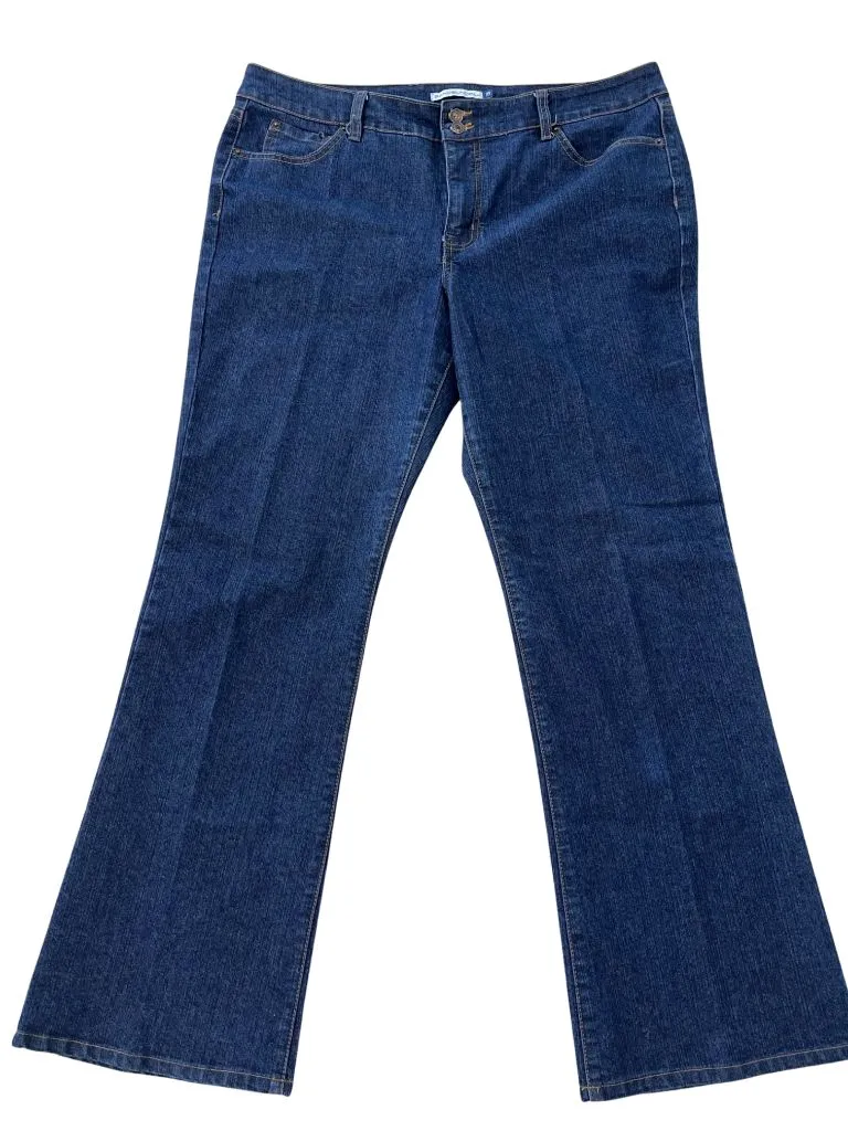 Bandolino Blu Blue Bootcut Jeans