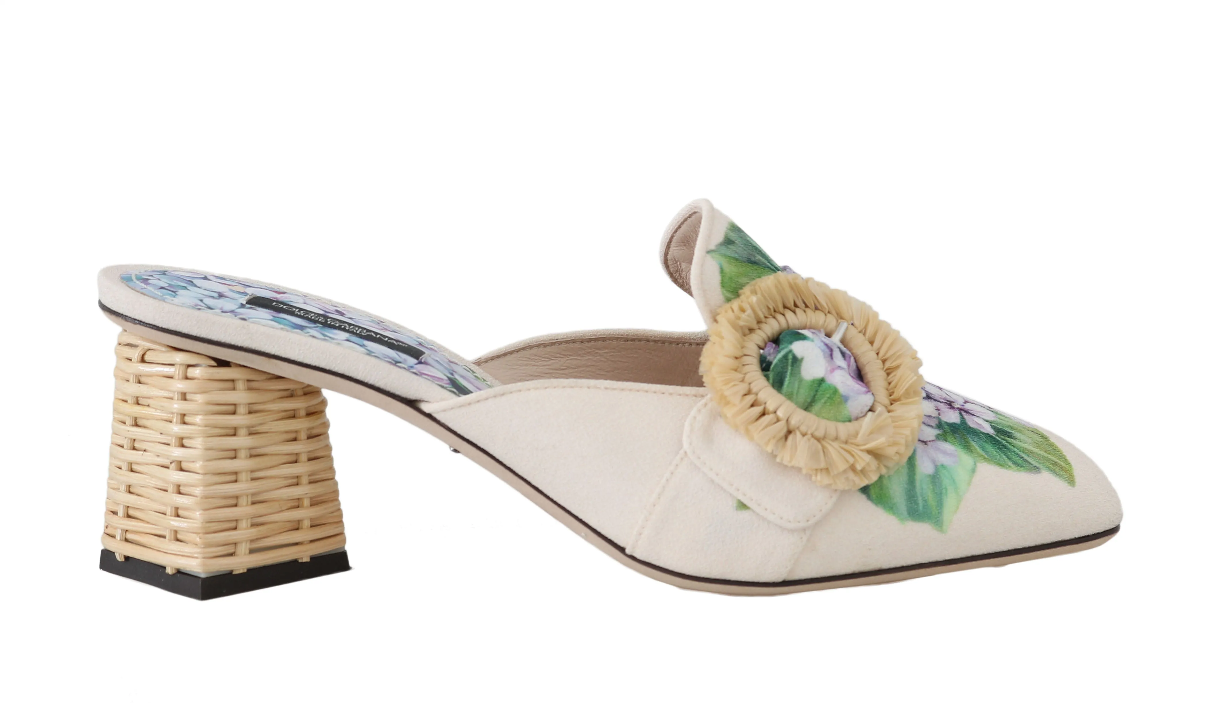Beige Leather Hortensia Mules