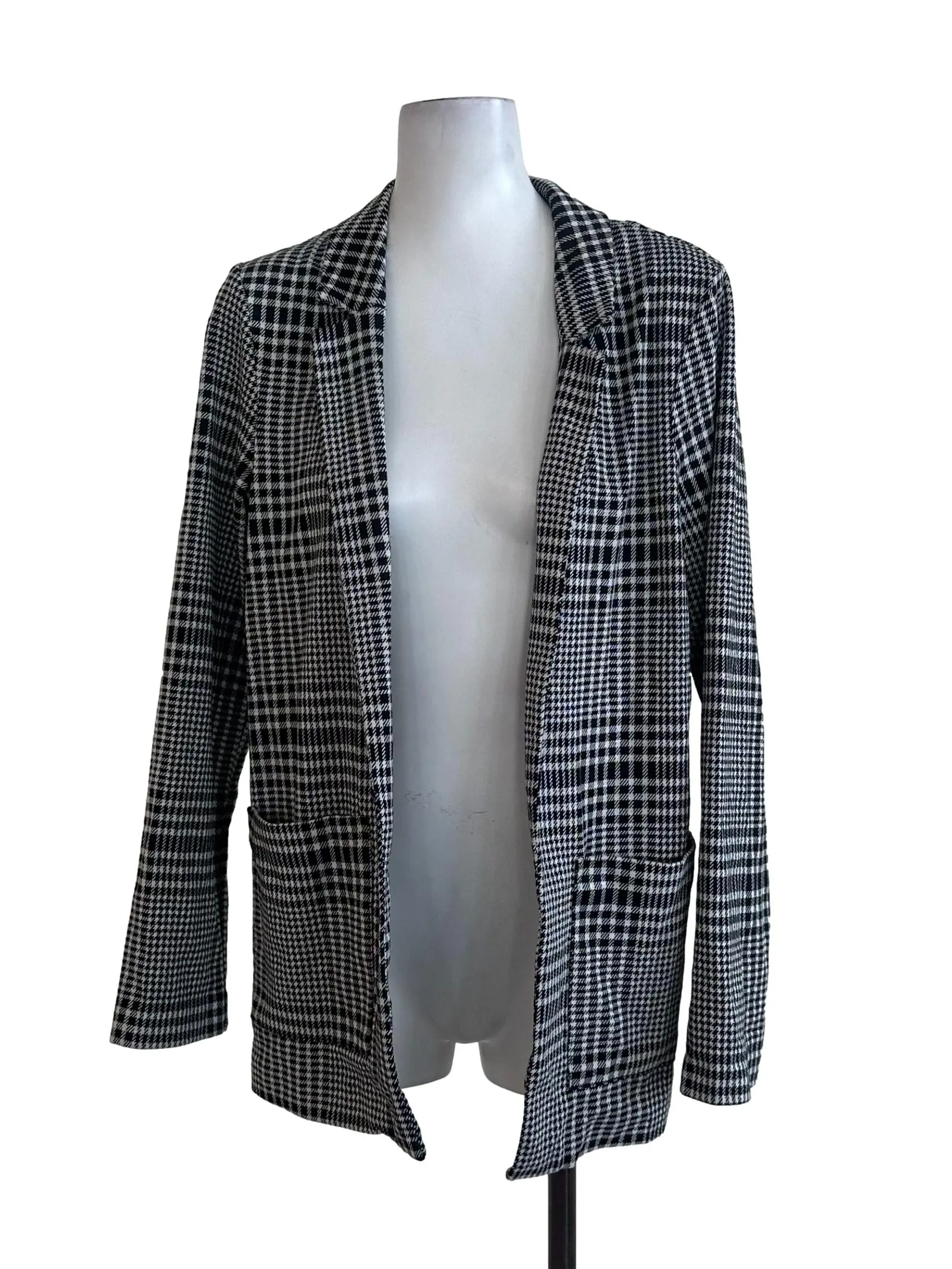 Black Houndstooth Pattern Jackets