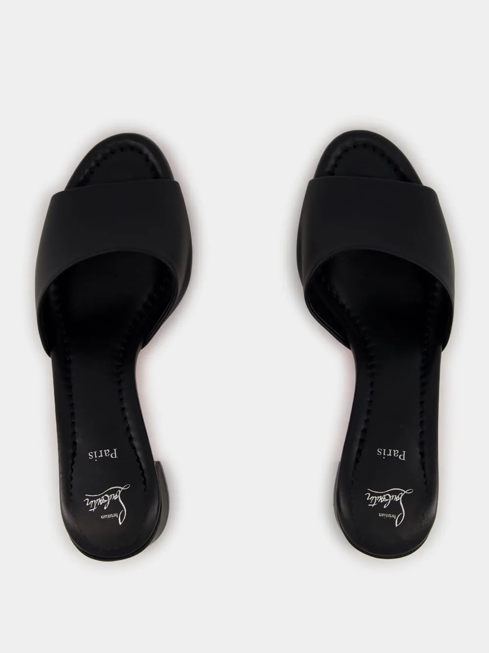 Black Jane Mule Nappa Leather
