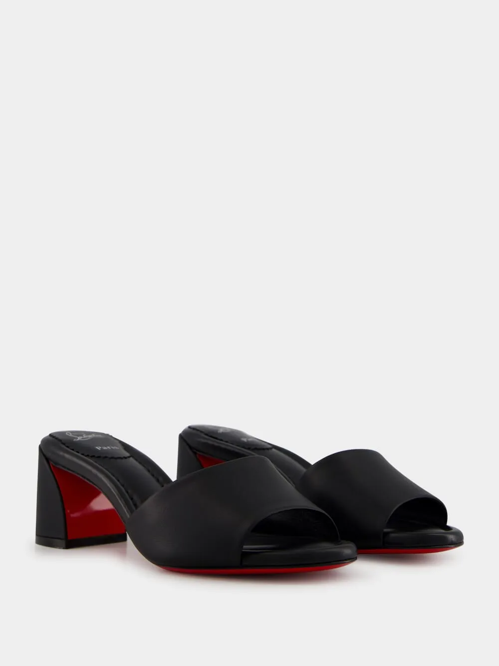 Black Jane Mule Nappa Leather