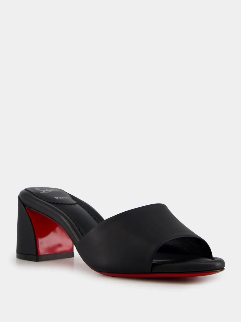 Black Jane Mule Nappa Leather