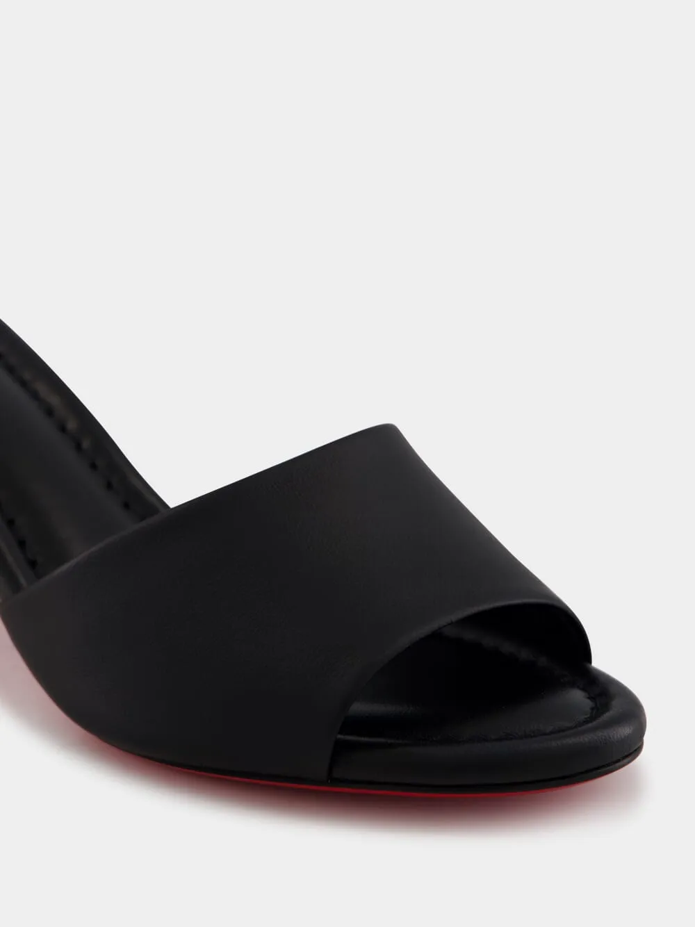 Black Jane Mule Nappa Leather