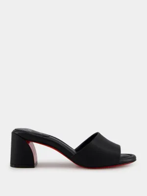 Black Jane Mule Nappa Leather