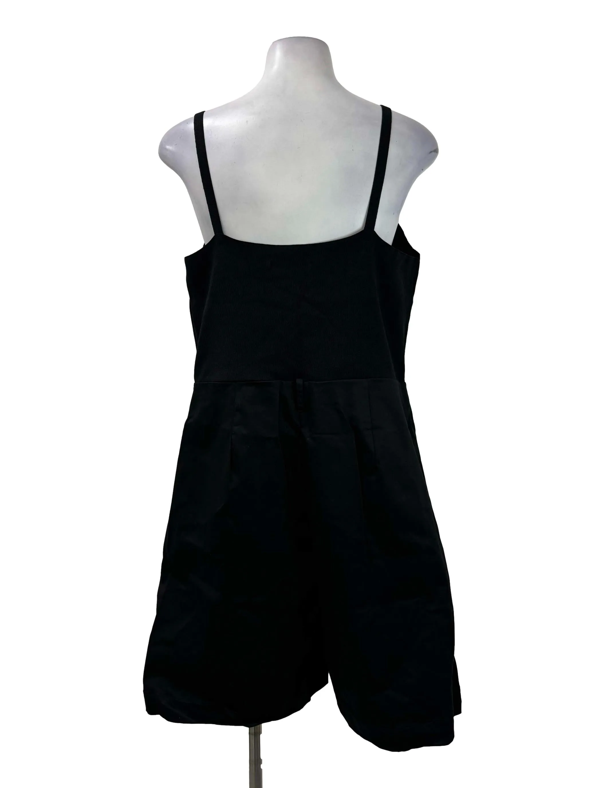 Black Sleeveless Romper