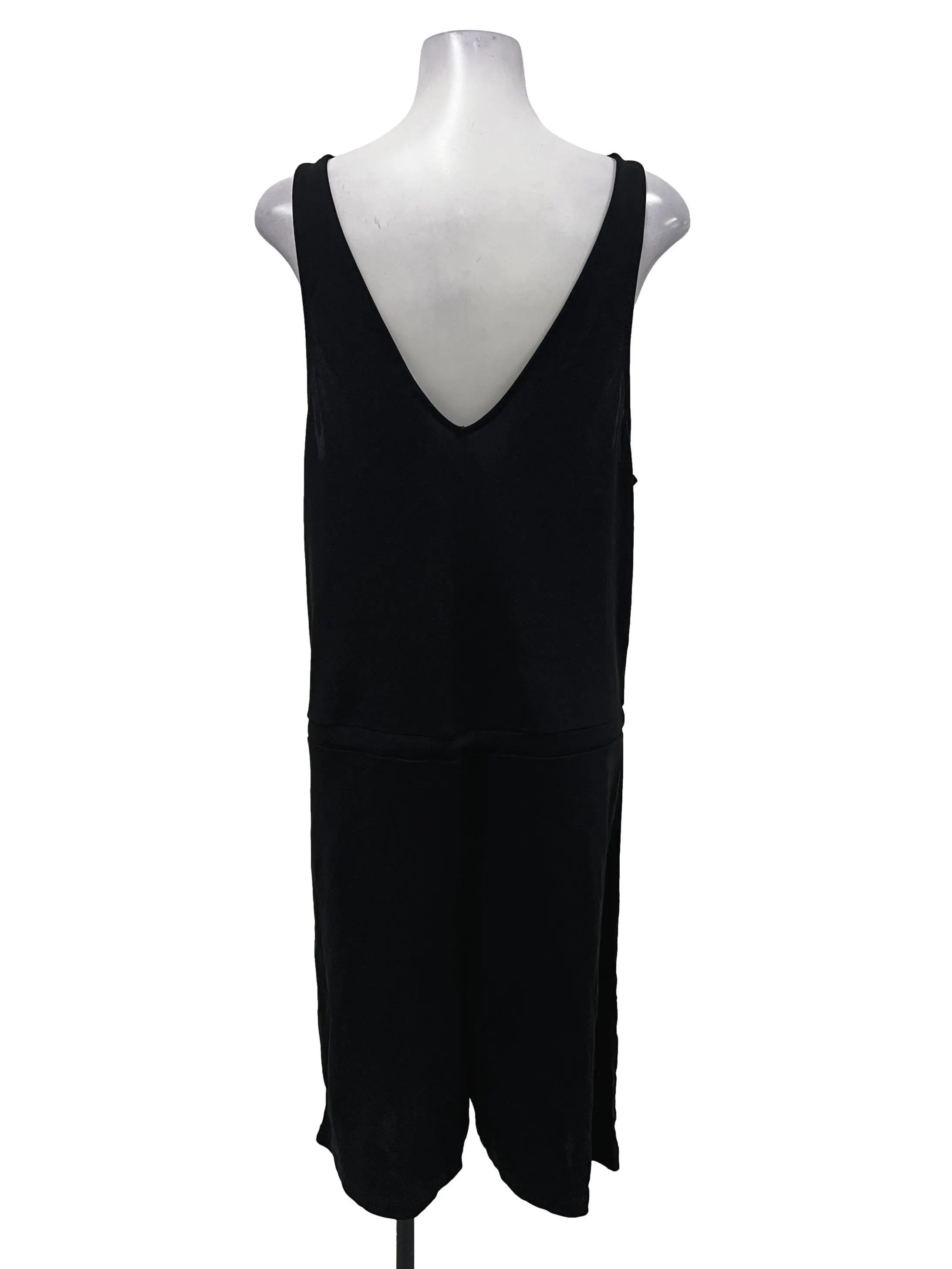 Black Sleeveless Romper