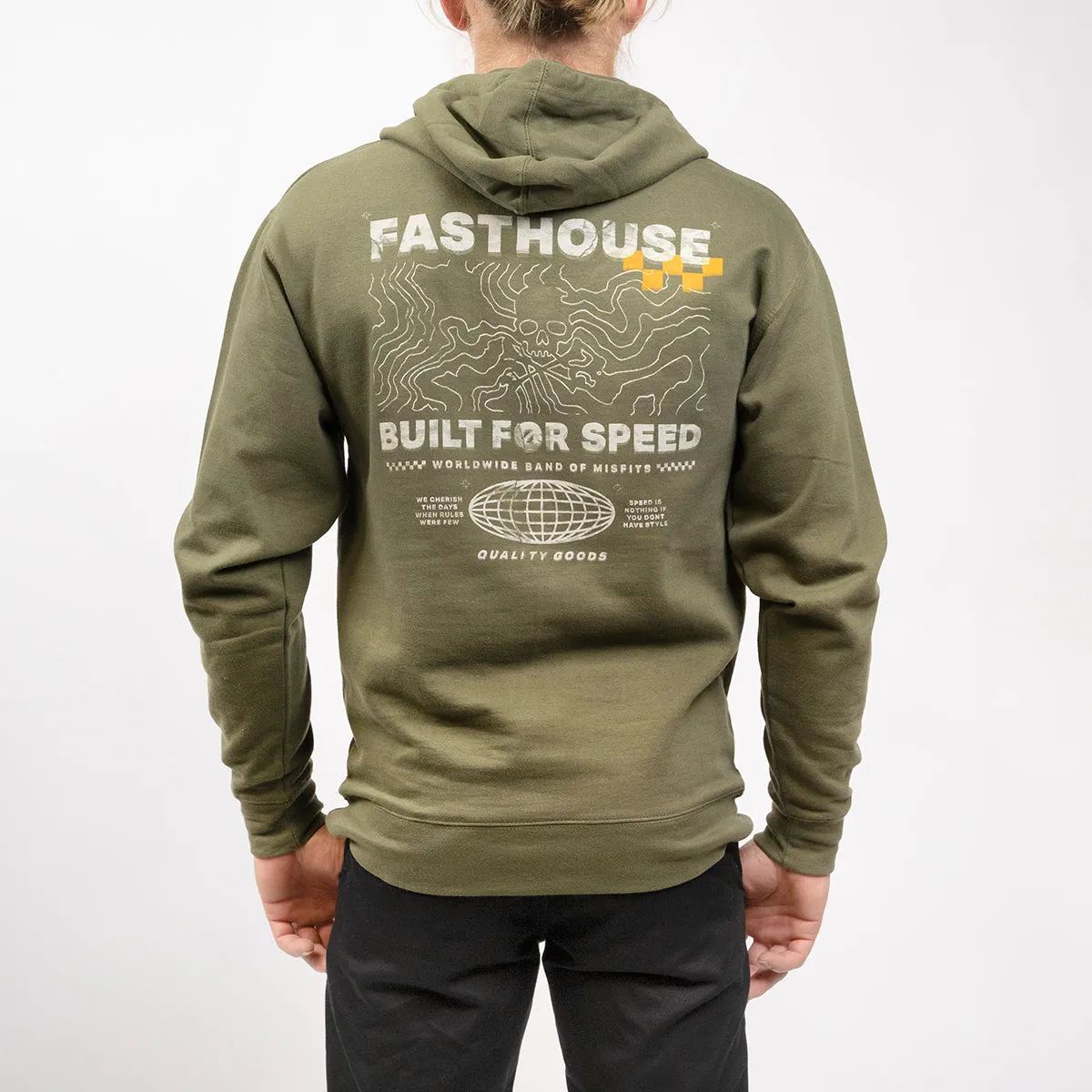 Blackbeard Hooded Pullover - Military Green