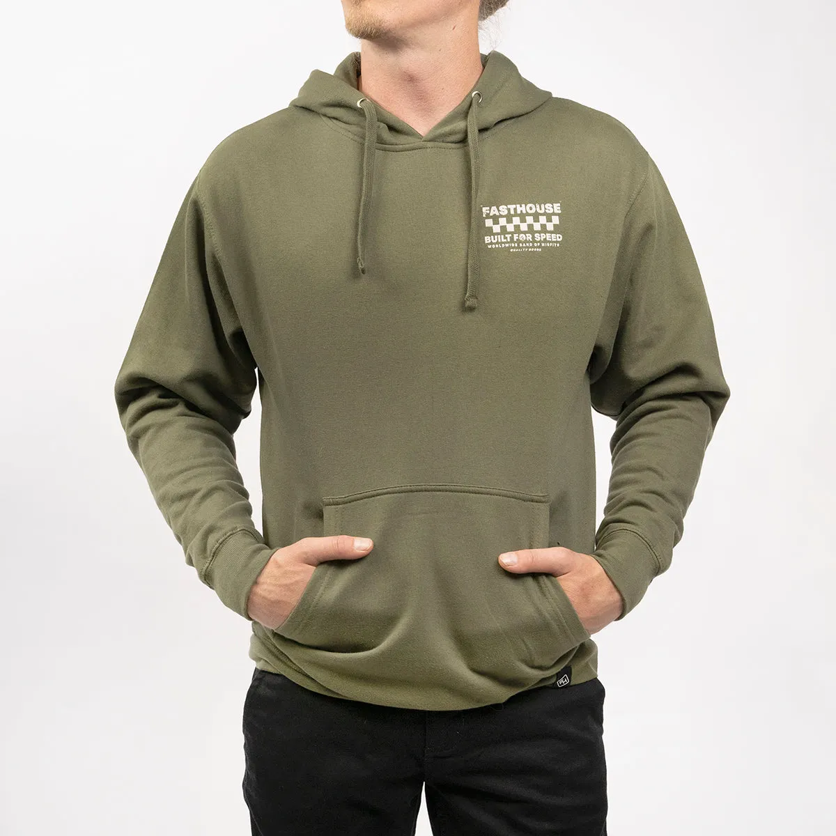 Blackbeard Hooded Pullover - Military Green