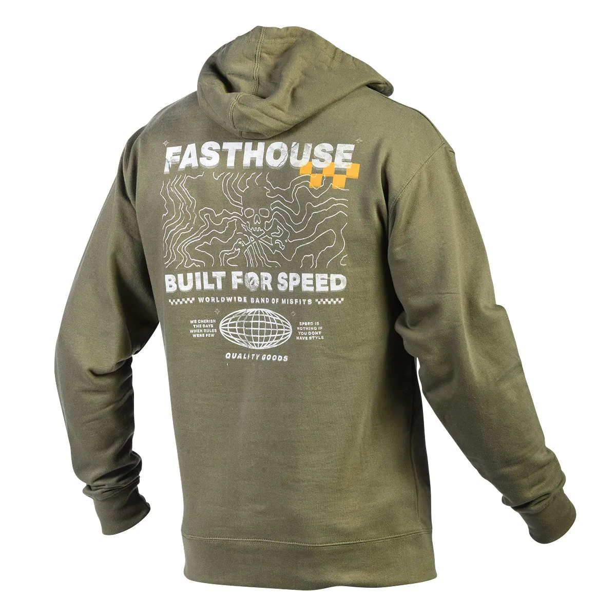 Blackbeard Hooded Pullover - Military Green