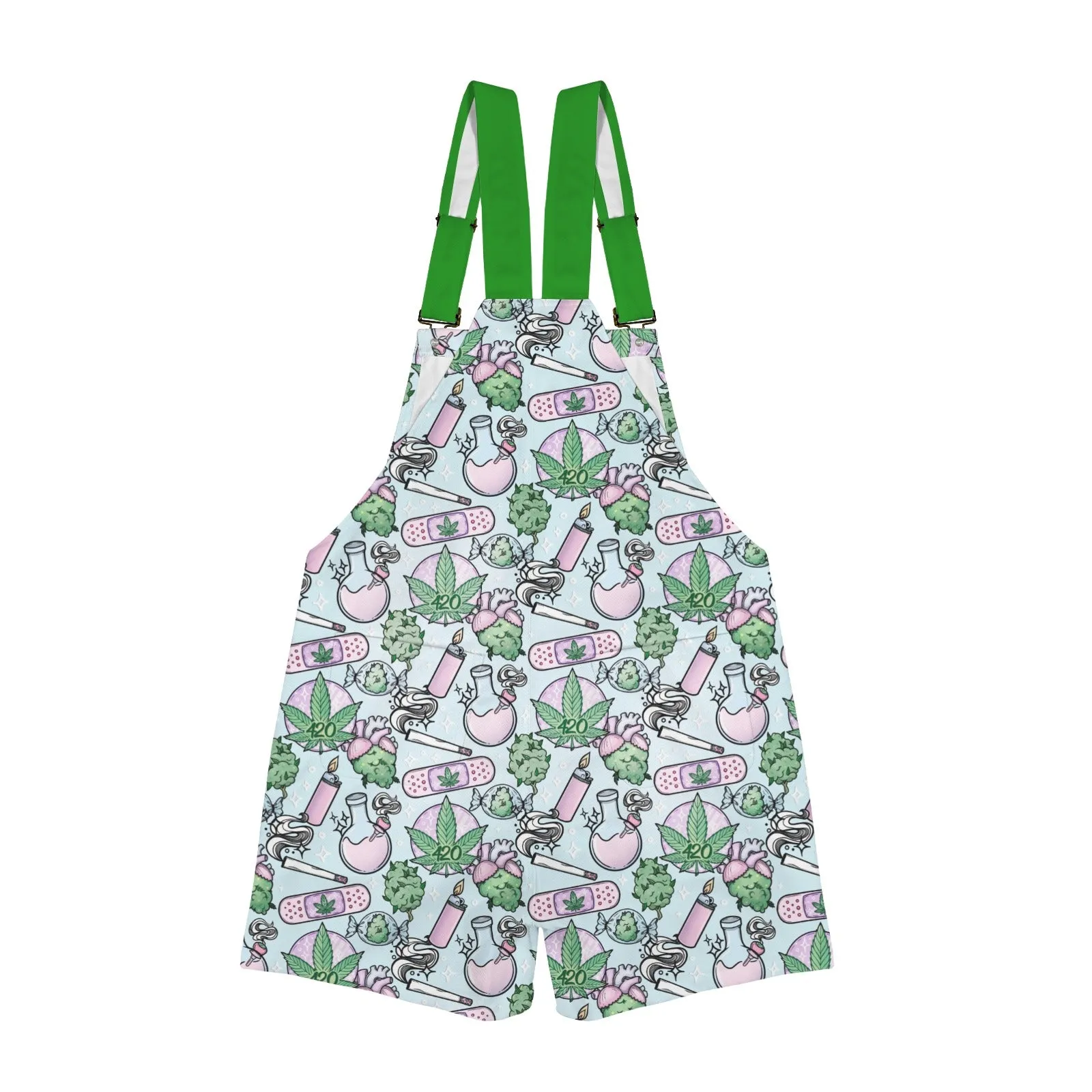 Blue Cannabis Unisex Huggeralls
