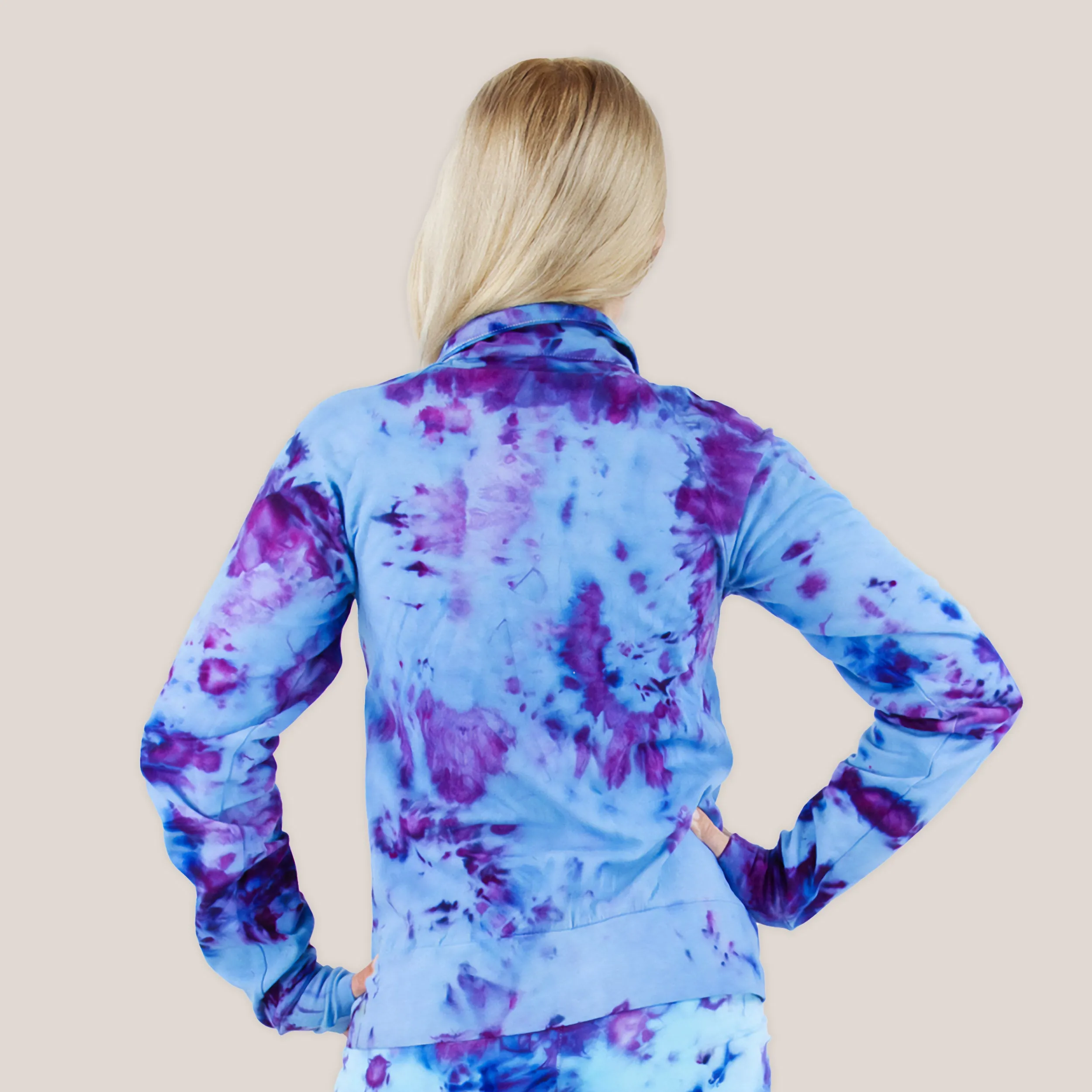 Blueberry Ice Dye Jacket