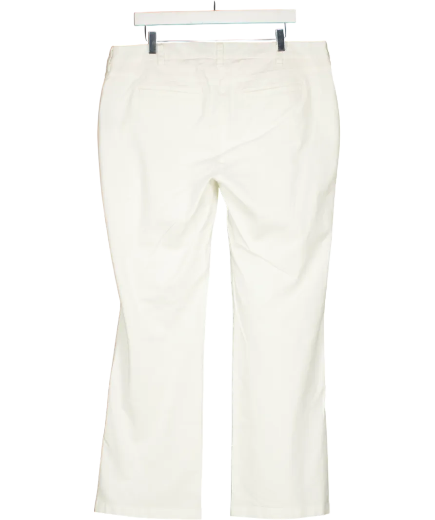 Boden White Bootleg Jeans UK 18