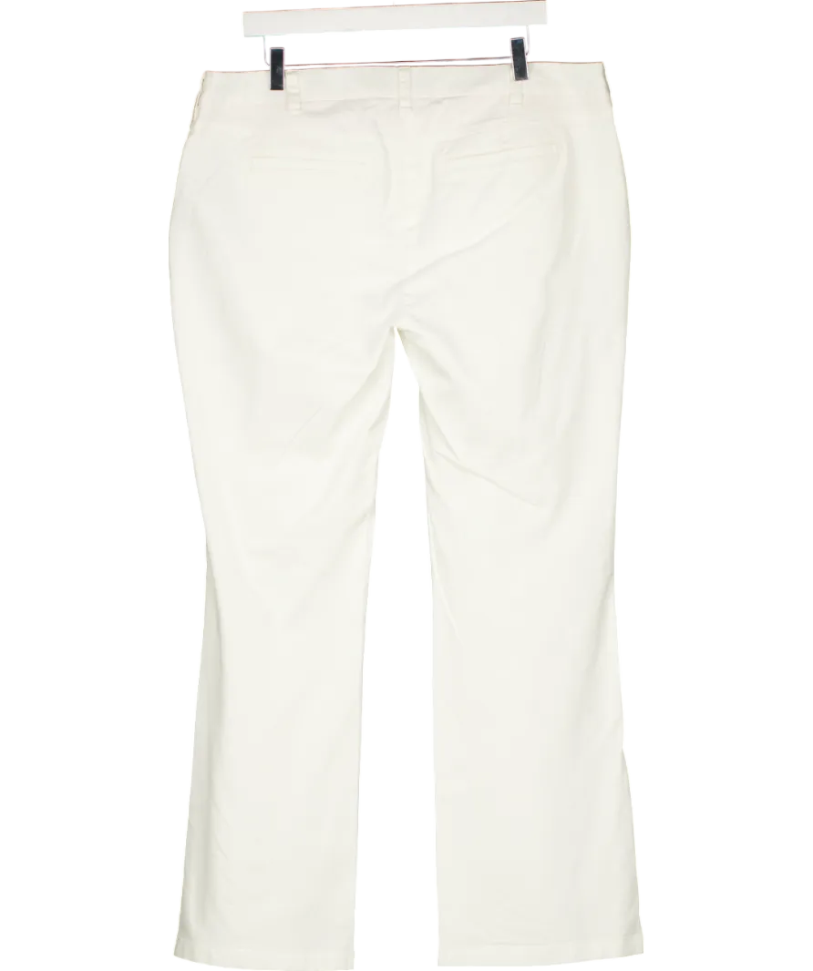 Boden White Bootleg Jeans UK 18