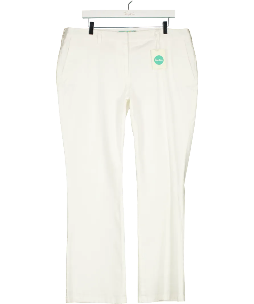 Boden White Bootleg Jeans UK 18
