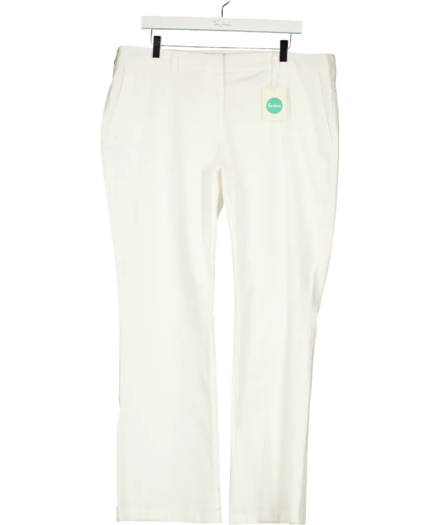 Boden White Bootleg Jeans UK 18