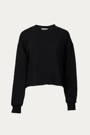BOYFRIEND CROPPED SWEATSHIRT