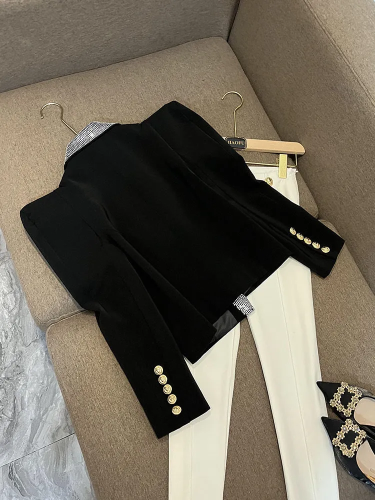 Brianna cropped blazer