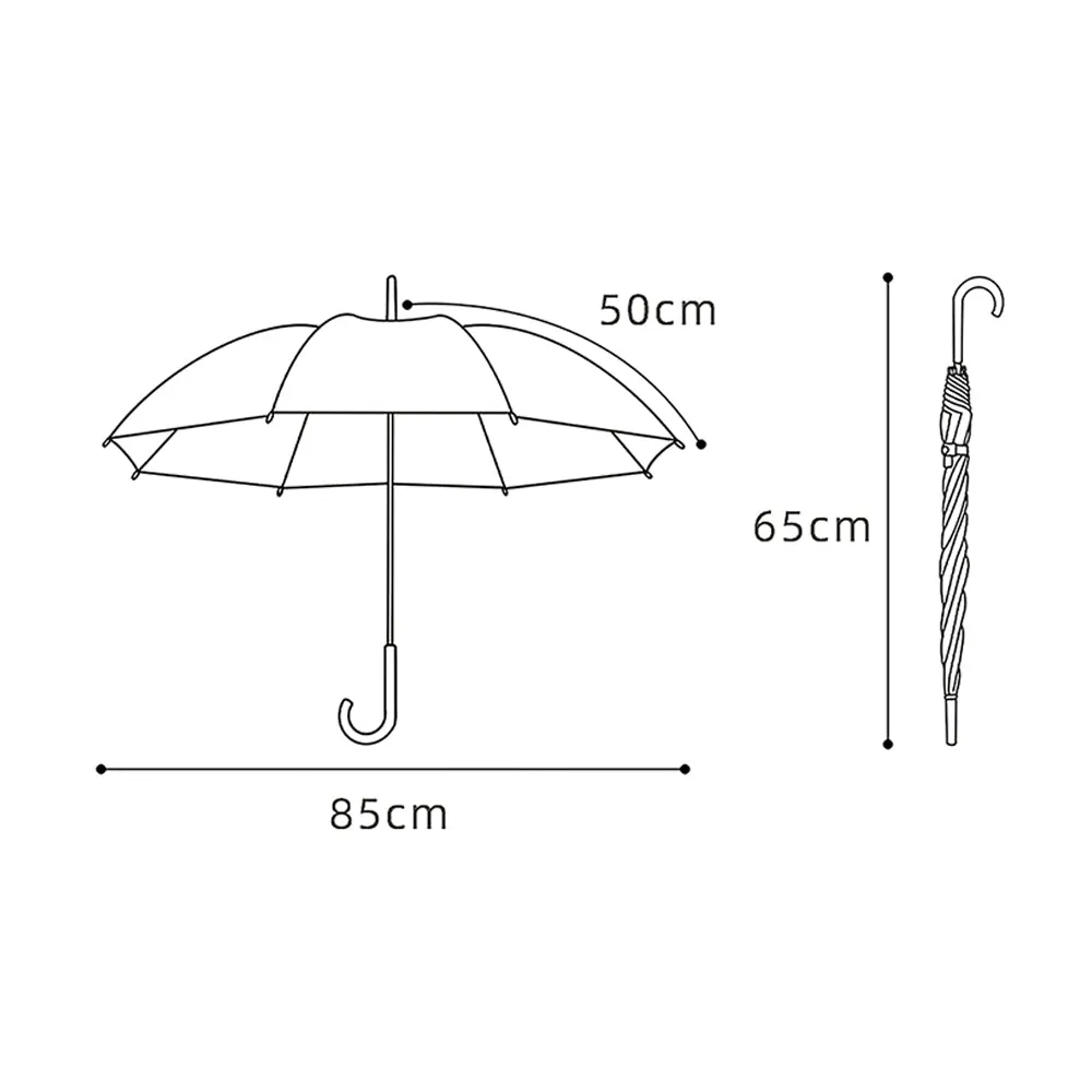 Bright Rainbow Pink Umbrella for Kids