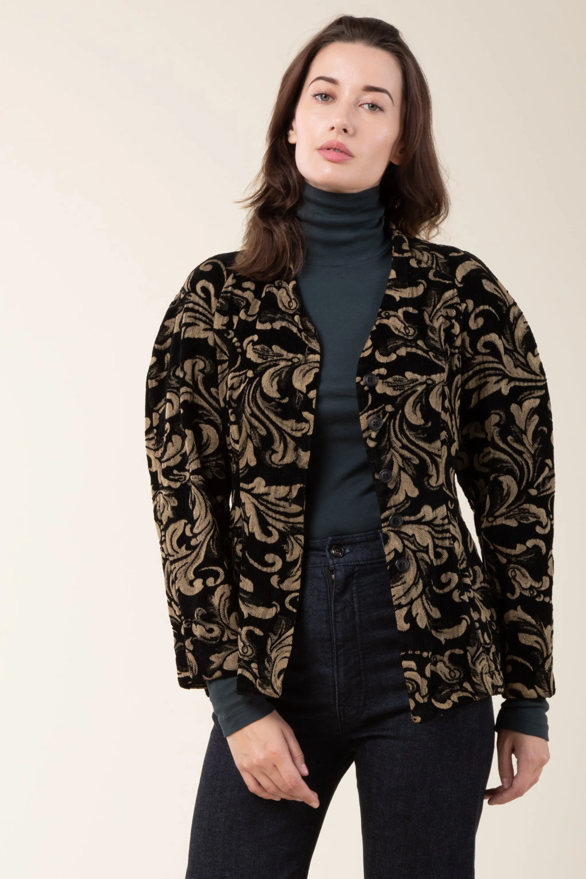 Brocade Fontaine in Gold/Black