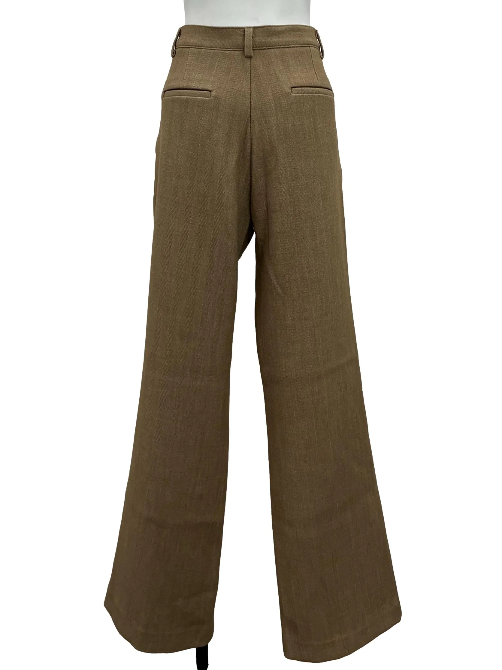 Brown Wide Leg Pants