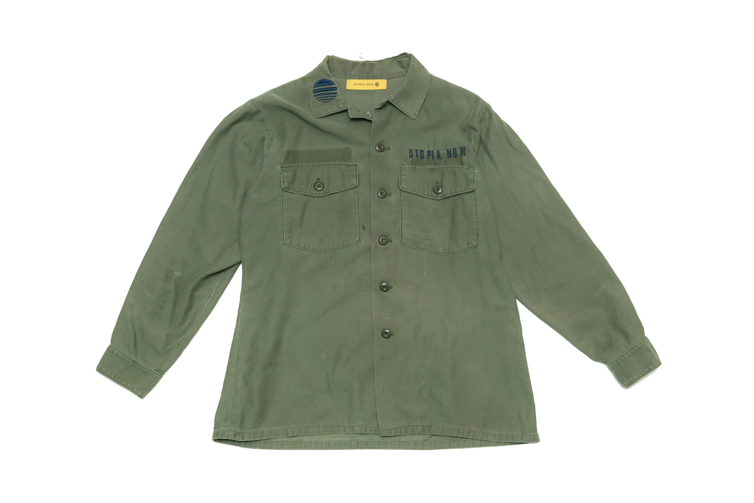 BURNING MONK 1960s Military Jacket