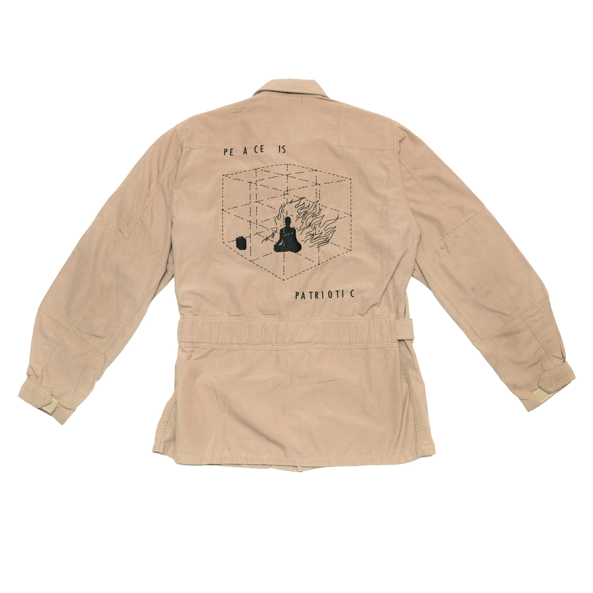 BURNING MONK 4-Pocket Ripstop Military Jacket