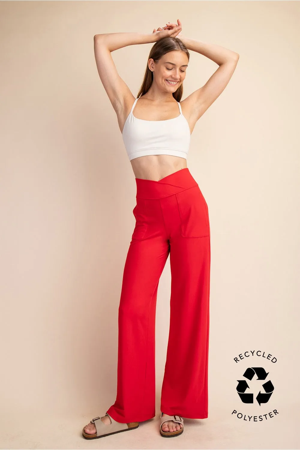 Butter Soft V Waist Wide Pant