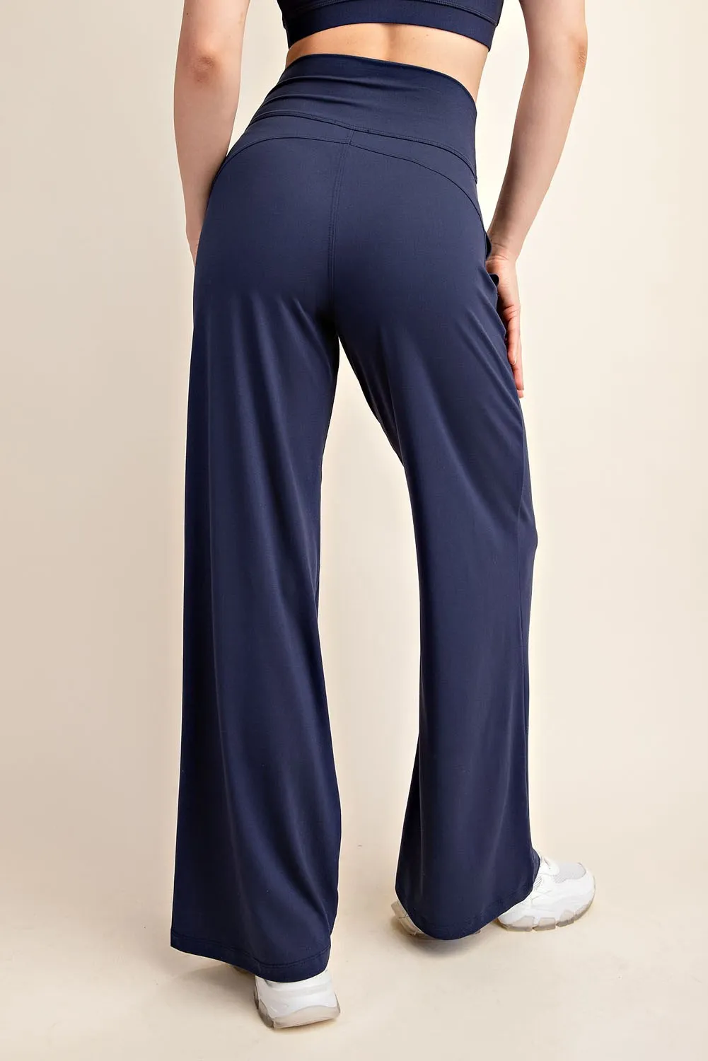 Butter Soft V Waist Wide Pant