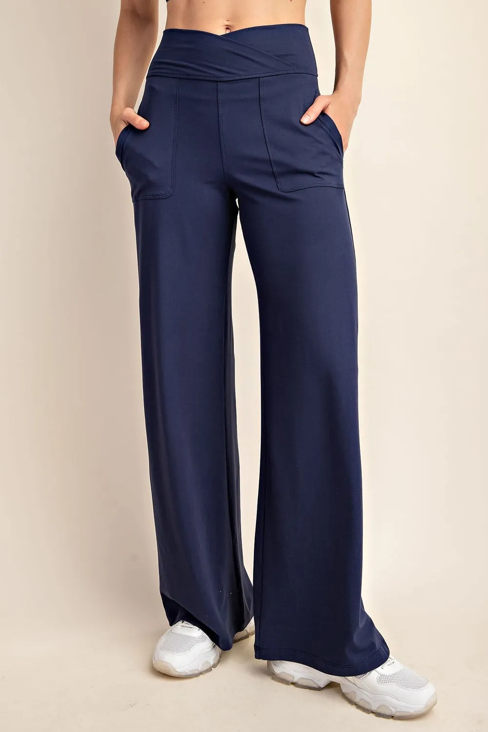 Butter Soft V Waist Wide Pant
