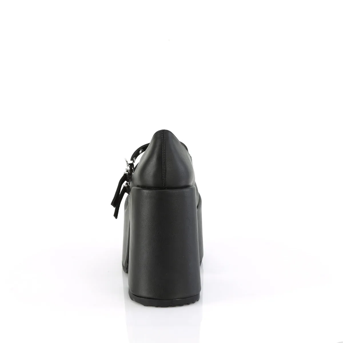CAMEL-55  Black Vegan Leather