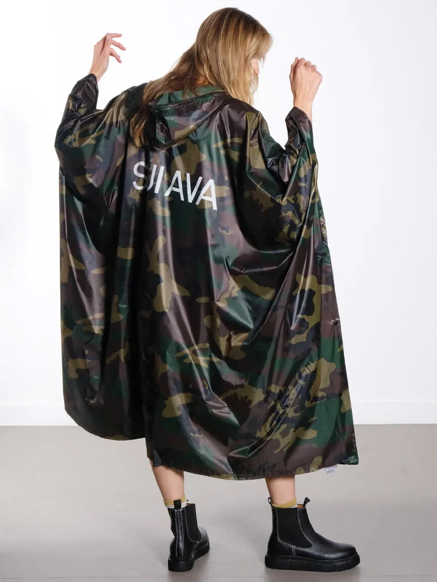 Camo Rain Poncho