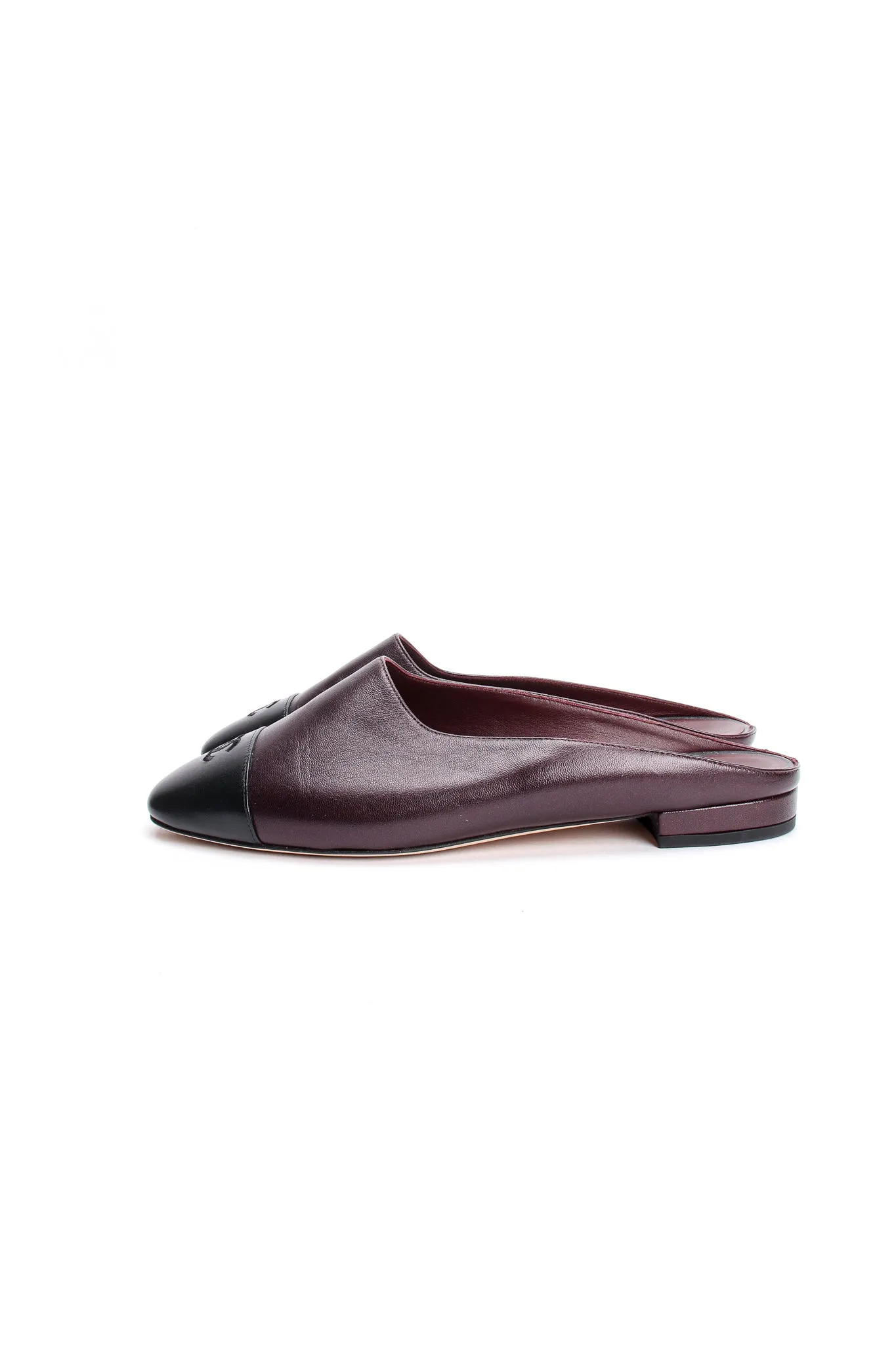 Cap Toe Slipper Mules
