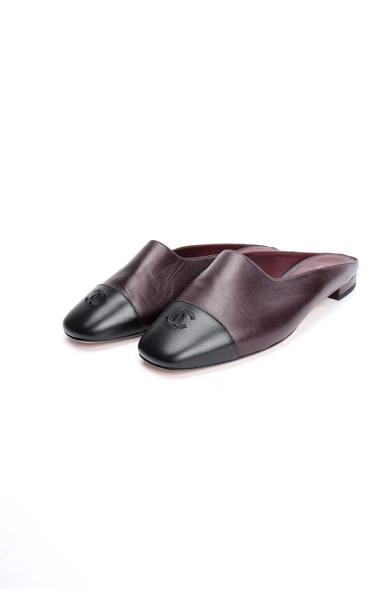 Cap Toe Slipper Mules