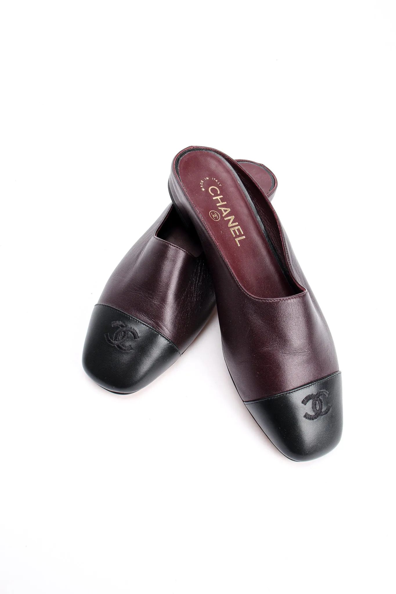 Cap Toe Slipper Mules