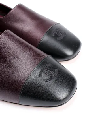Cap Toe Slipper Mules